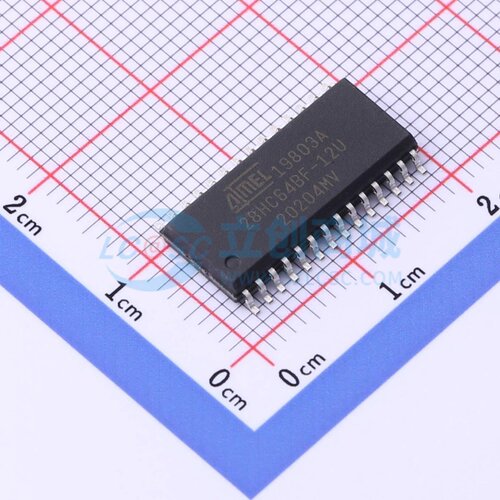 EEPROM AT28HC64BF-12SU SOIC-28 MICROCHIP(美国微芯) 原装正品