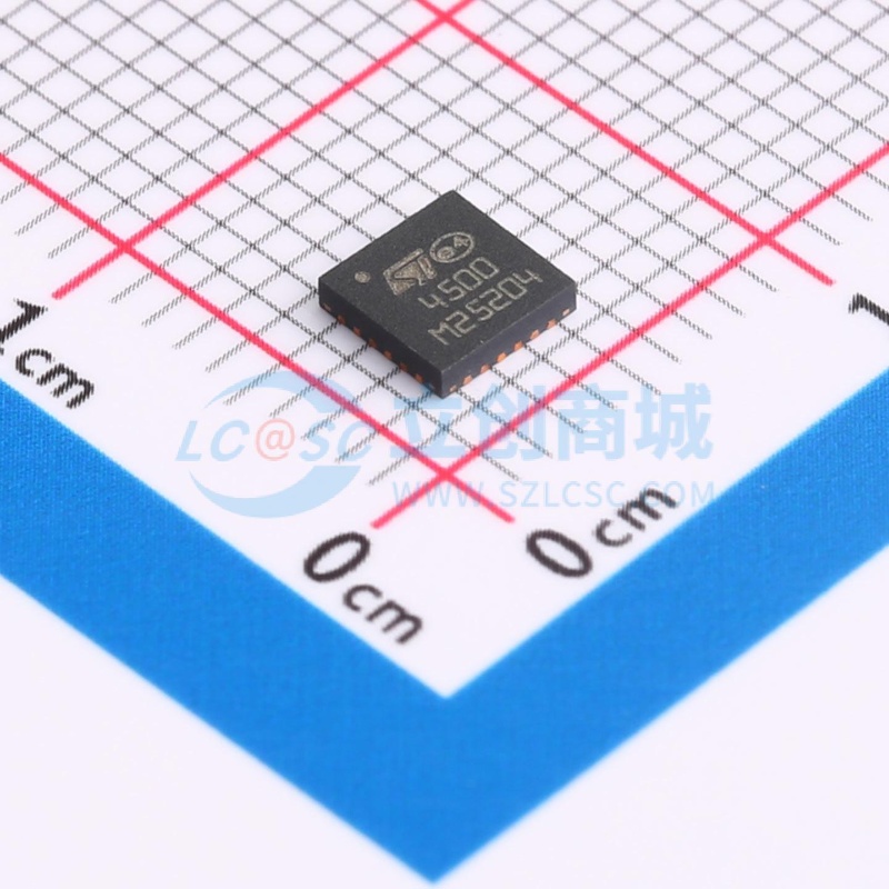 USB转换芯片 STUSB4500QTR QFN-24 意法半导体芯片 电子元件配单