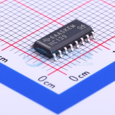 信号开关/编解码器/多路复用器 SN74HC139DR SOIC-16 TI/德州