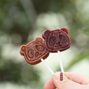 阿本丽桑葚六物山楂棒棒糖小熊卡通儿童健康无添加防腐零食好食材