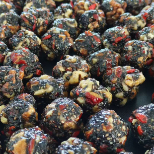 阿本丽黑芝麻红枣红枸杞核桃丸桑葚健康养生零食糕点坚果真材实料