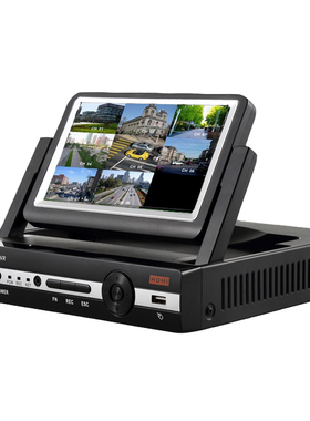 8路硬盘录像机带屏幕八路高清嵌入式监控一体机IPCAM AHD TVI DVR