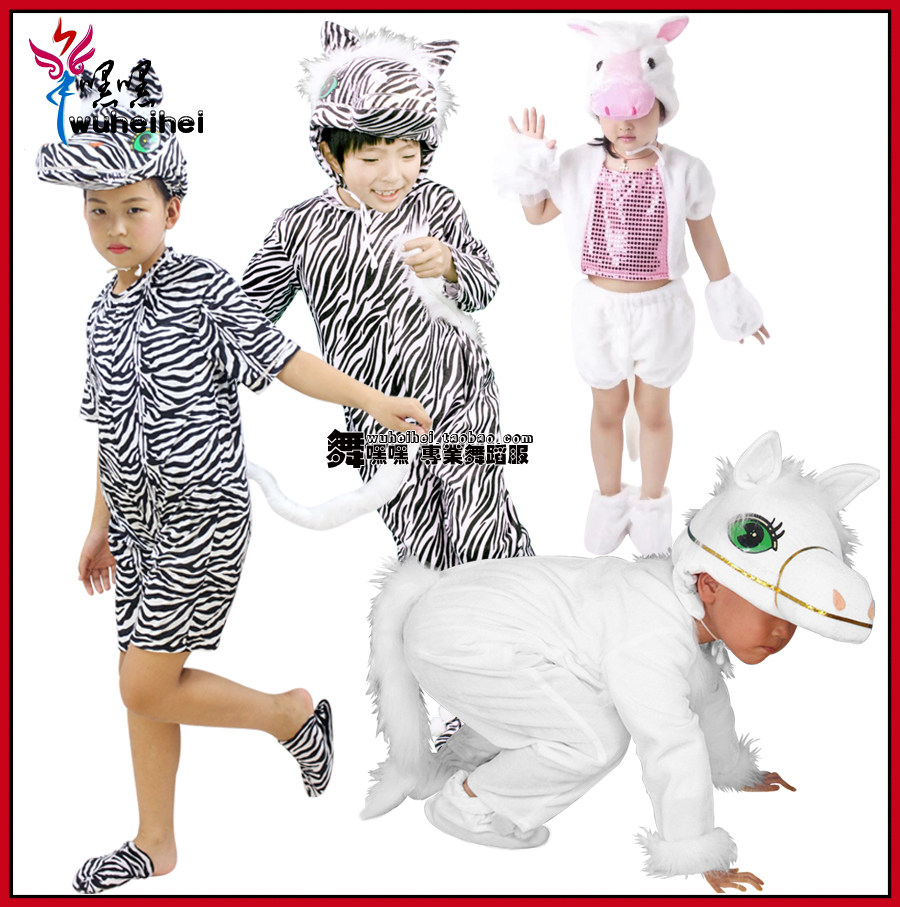 儿童动物卡通风演出服饰图片