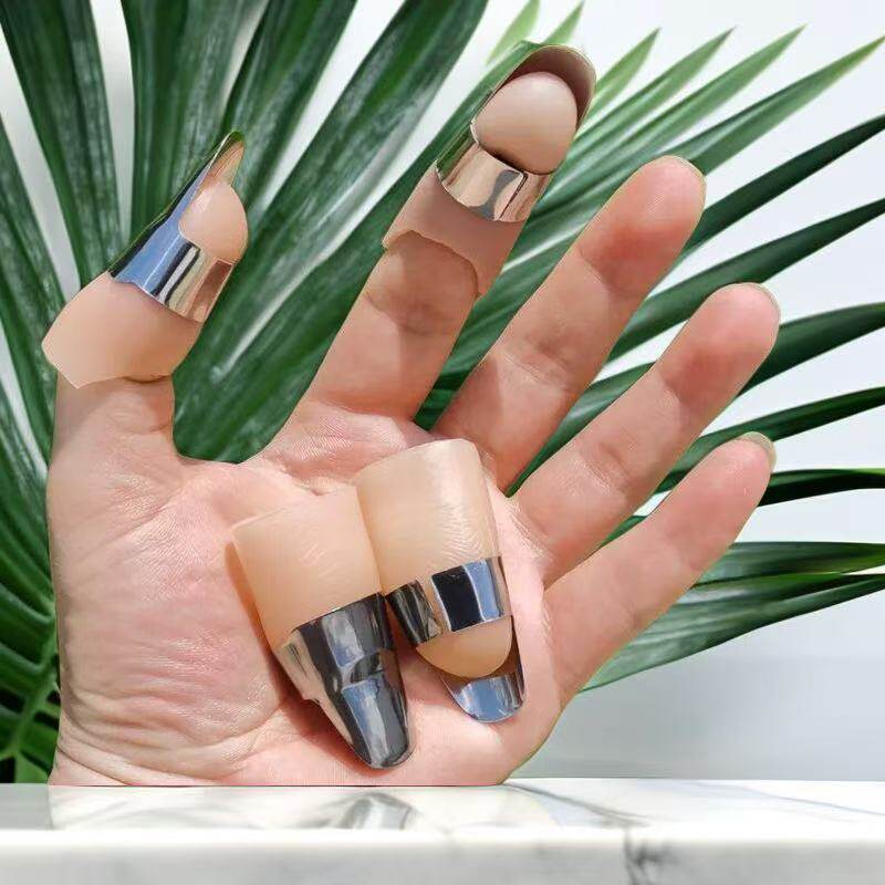 指刀铁手指护套假指甲套摘花椒神器拇指头套摘菜干活剥蒜不锈钢