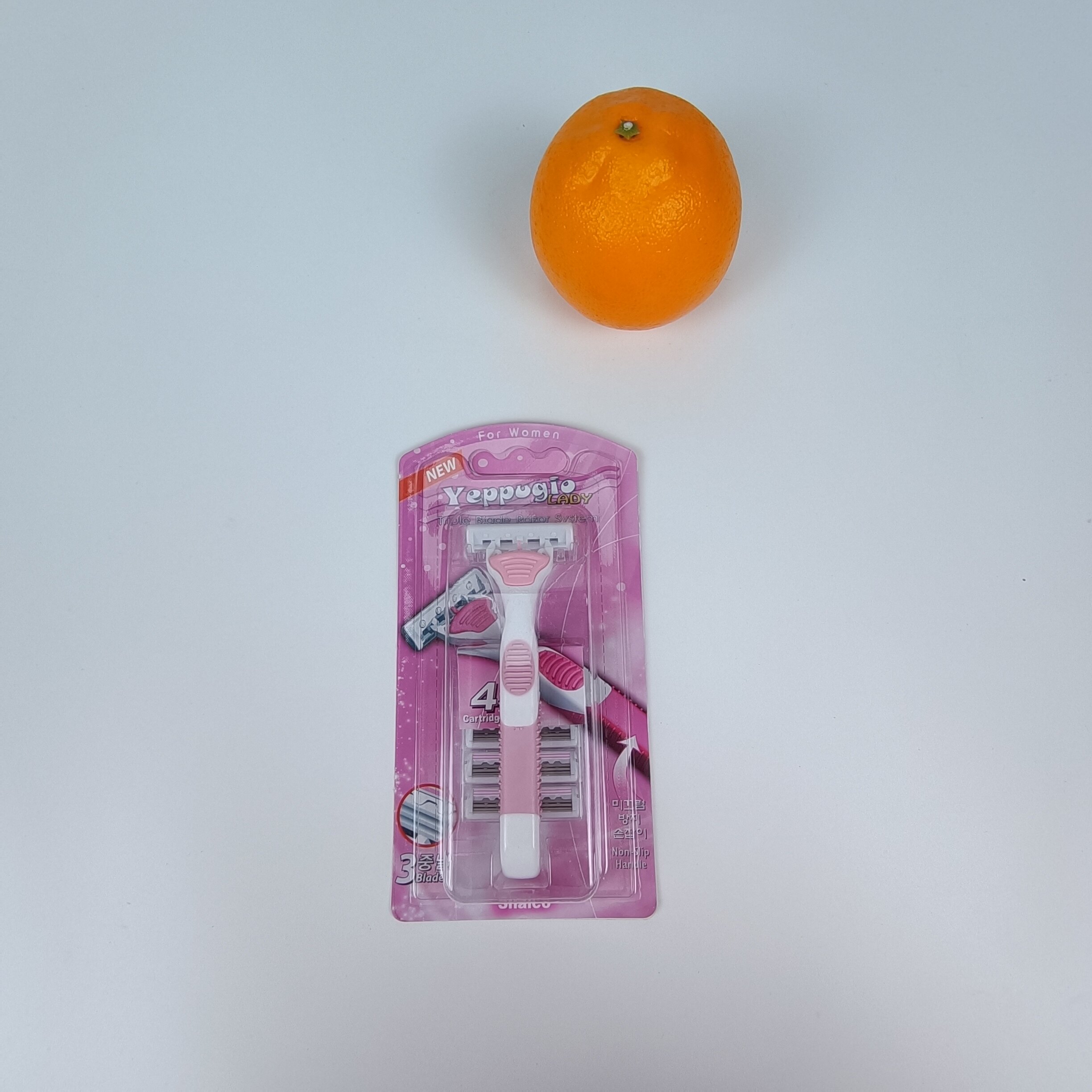 韩国进口刮毛刀女士专用腋毛脱毛腋下剃毛器私密阴毛修剪器替换头