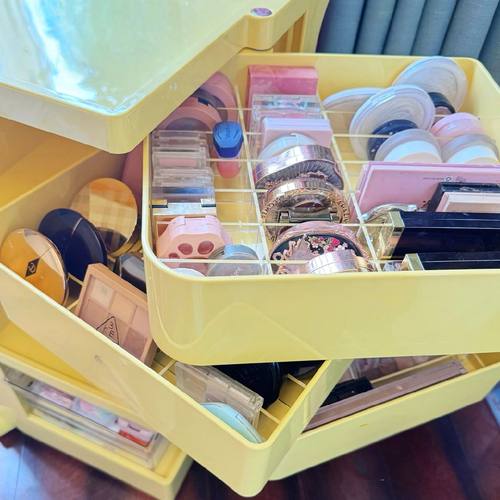 网红移动旋转收纳小推车分隔板