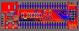 51单片机开发板 单片机 AT89S52开发板 电路原理图 PCB