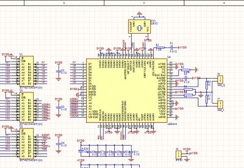 AD9854模块原理图 AD9854模块PCB AD9854控制源码 AD9854电路图