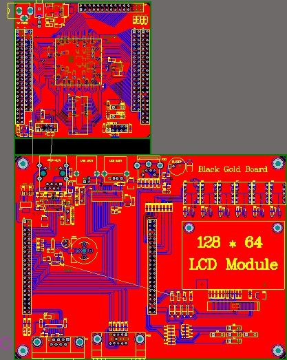 FPGA EP2C8Q208开发板原理图PCB FPGA开发板电路图 12864LCD USB