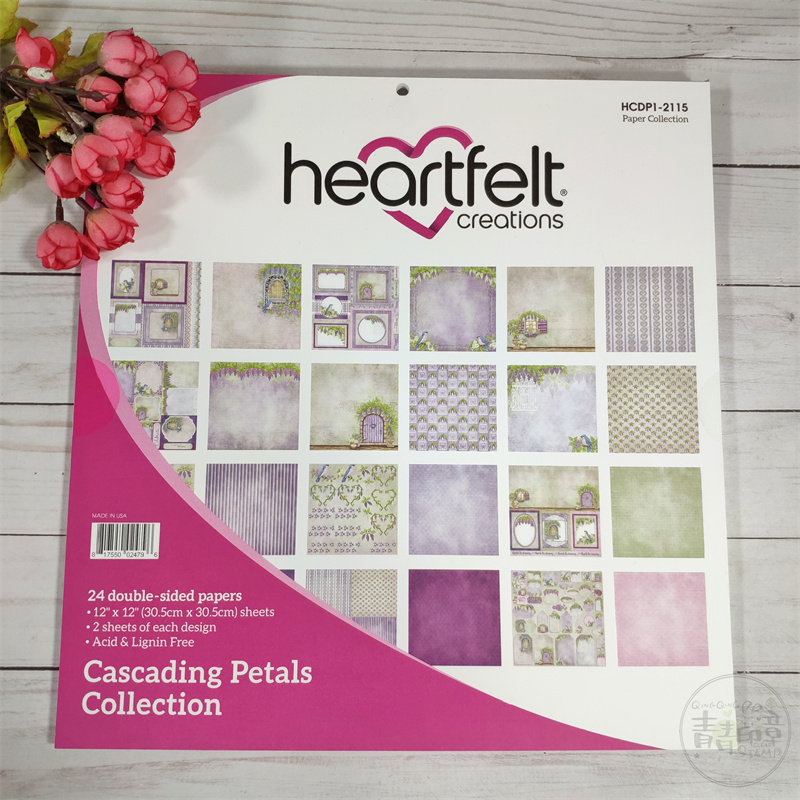 Heartfelt 层叠小花瓣 Cascading Petals Collection 进口纸本 文具电教/文化用品/商务用品 折纸/手工纸/衍纸 原图主图