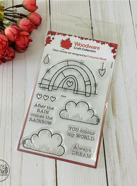 Woodware 彩虹世界 Rainbow World 进口透明印章