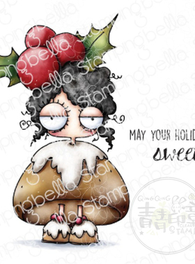 Stamping Bella 圣诞布丁娃 Christmas Pudding Oddball 橡皮印章