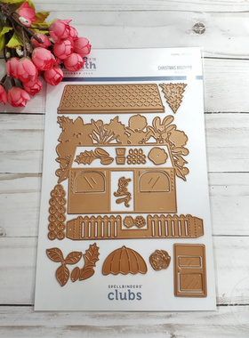 Spellbinders 圣诞花束 Christmas Boutique 进口切模