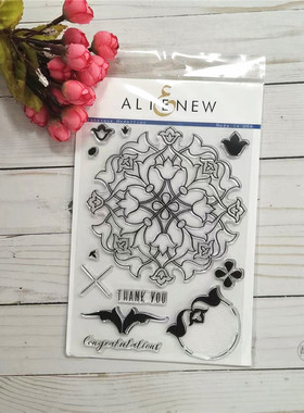 Altenew 波斯纹理 Arabesque Medallion 进口透明印章