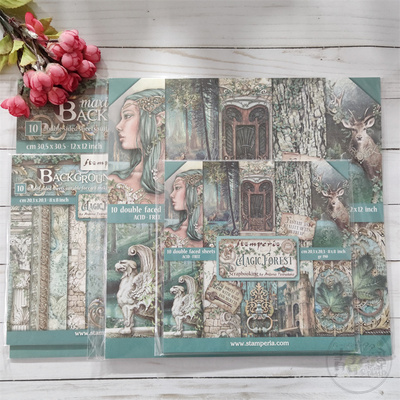 Stamperia双面纸本DIY手工制作