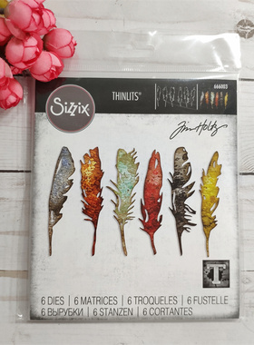 Sizzix 羽毛 Feathery 进口切模 Sizzix