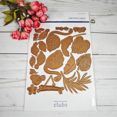 Spellbinders 热带大火烈鸟 Grand Tropical Flamingos 进口切模