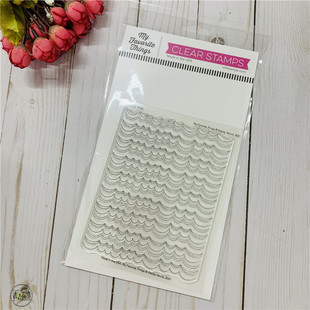 My Favorite Things 扇贝条纹 Scallop Stripe 进口透明印章 MFT