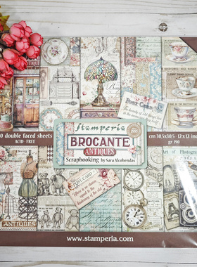 Stamperia 布洛坎特古董店 Brocante Antiques 进口纸本及配件