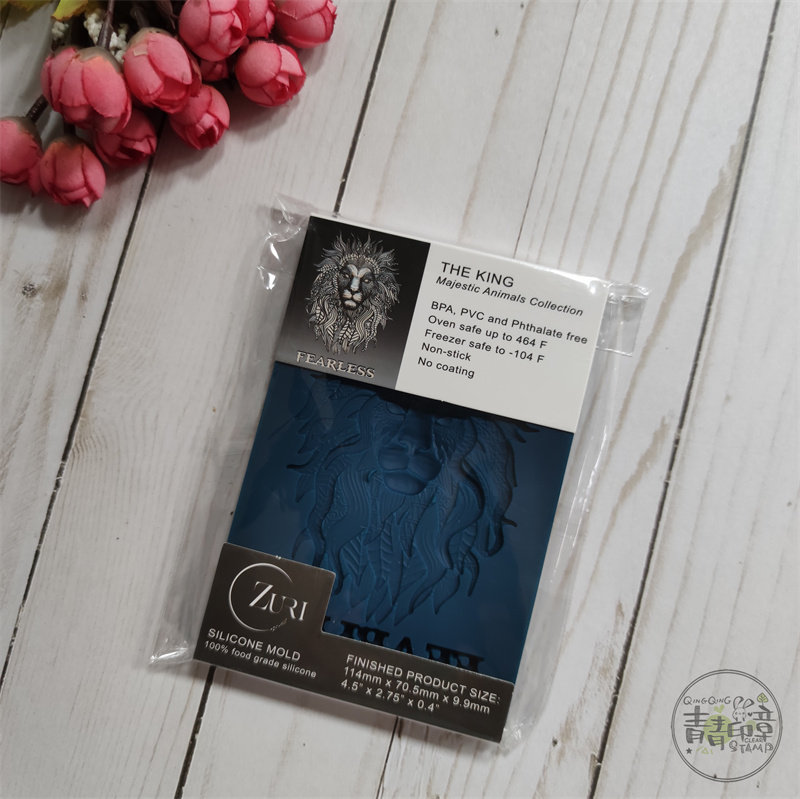 Zuri 狮子国王 The King 进口硅胶模具 适用于滴胶,蜡烛等原料