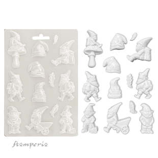 Stamperia 森林小矮人 A5软模具 Hidden Grove Soft Mould