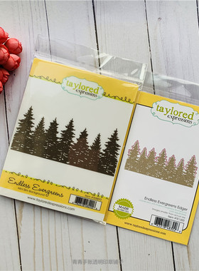 Taylored 无尽常青树 Endless Evergreens Edger 进口橡皮印章