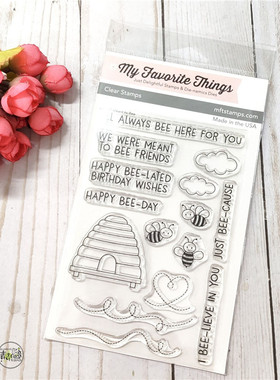 MFT 为了蜂蜜  Meant to Bee 进口透明印章