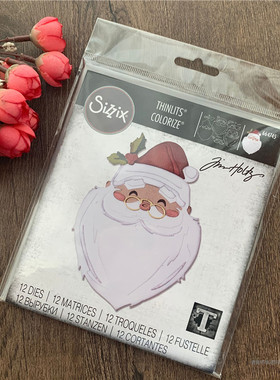Sizzix 愉快的圣诞老人 Santa's Wish Colorize 进口切模