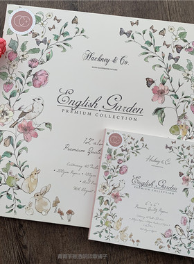 Craft Consortium 英式花园 English Graden 6寸12寸进口主题纸本