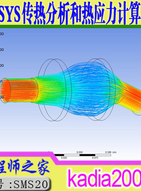 ANSYS+FLUENT(Workbench环境)传热分析和热应力计算培训视频教程
