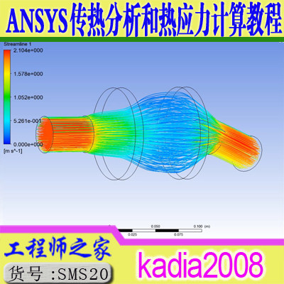 ANSYS+FLUENT(Workbench环境)传热分析和热应力计算培训视频教程