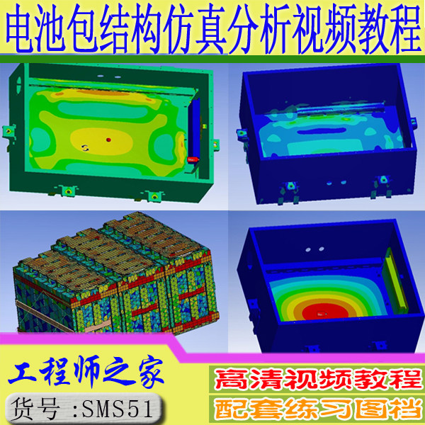 ANSYS新能源汽车动力电池包机械设计