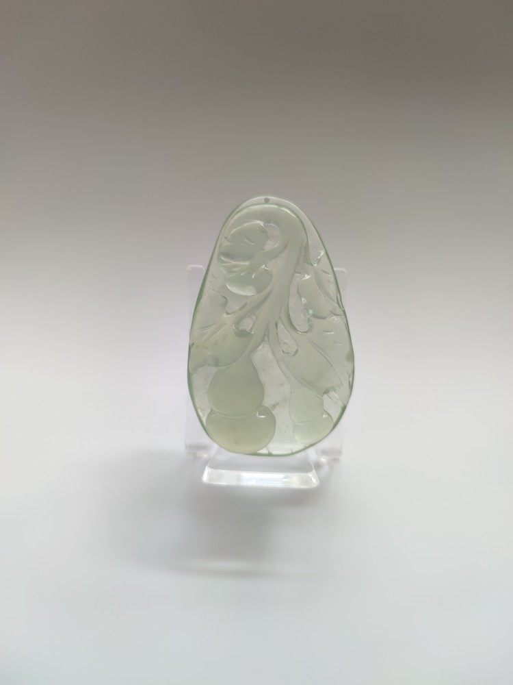 天然玉石岫玉冰料葫芦代代如意颈饰挂件吊坠鉴定师藏品,珠宝/钻石/翡翠,颈饰,淘宝优惠券,粉丝福利购,淘宝优惠卷