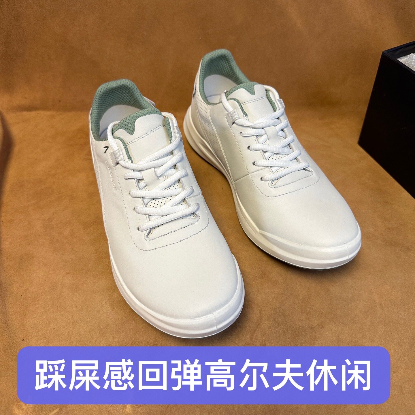 断码404244码撤柜品牌高端男时尚休闲小白鞋皮鞋进口头层牛皮AD69