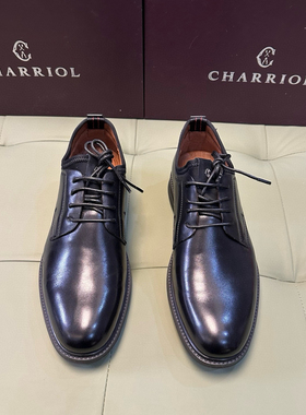 断码38 40撤柜品牌夏利豪男士商务皮鞋进口头层软牛皮软底X239