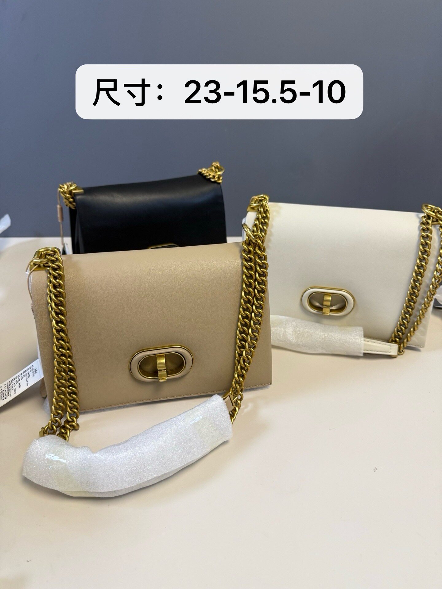 柜1000加～撤柜轻奢品牌高端女手提单肩斜挎包小牛皮简约时尚HR7