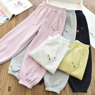 百搭神裤男女童立体裁剪运动卫裤儿童流苏小马宽松休闲灯笼裤26春