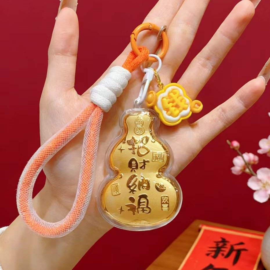 黄金暴富钥匙扣小挂件足金999平安招财葫芦包包挂件节日礼物礼品,特色手工艺,其他特色工艺品,淘宝优惠券,粉丝福利购,淘宝优惠卷