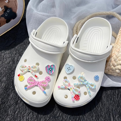 洞洞鞋配饰鞋花鞋扣diy可爱多巴