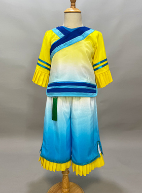 小荷风采童年的柚子灯舞蹈演出服元旦儿童民族舞柚子道具表演服装