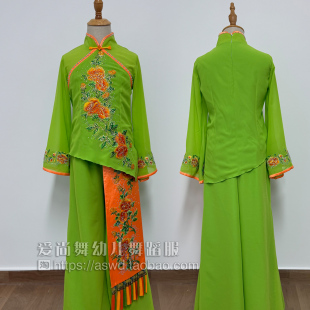 少儿桃李杯春闺梦舞蹈演出服装女童戏曲京剧儿童戏剧花旦表演服装