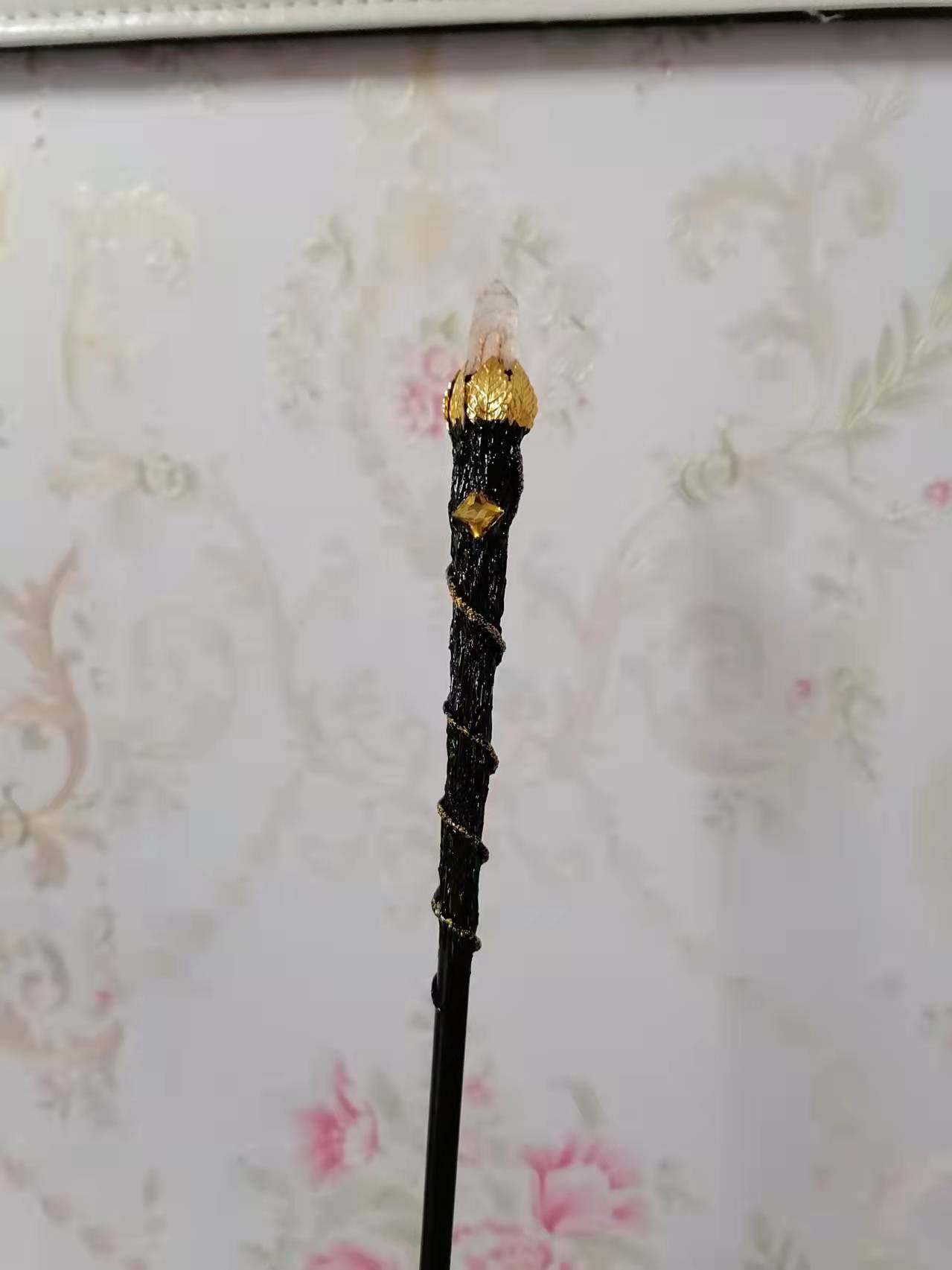 漫展水晶权杖手杖道具埃及法老蛇头权杖表演国王权杖魔法师手杖