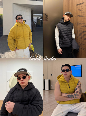 GAHKSTUDIO 今年大热排骨羽绒服 可拆卸当马甲 店主自留～2色