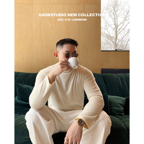 GAHKSTUDIO「冬日恋歌」24秋冬暖绒绒保暖高领打底