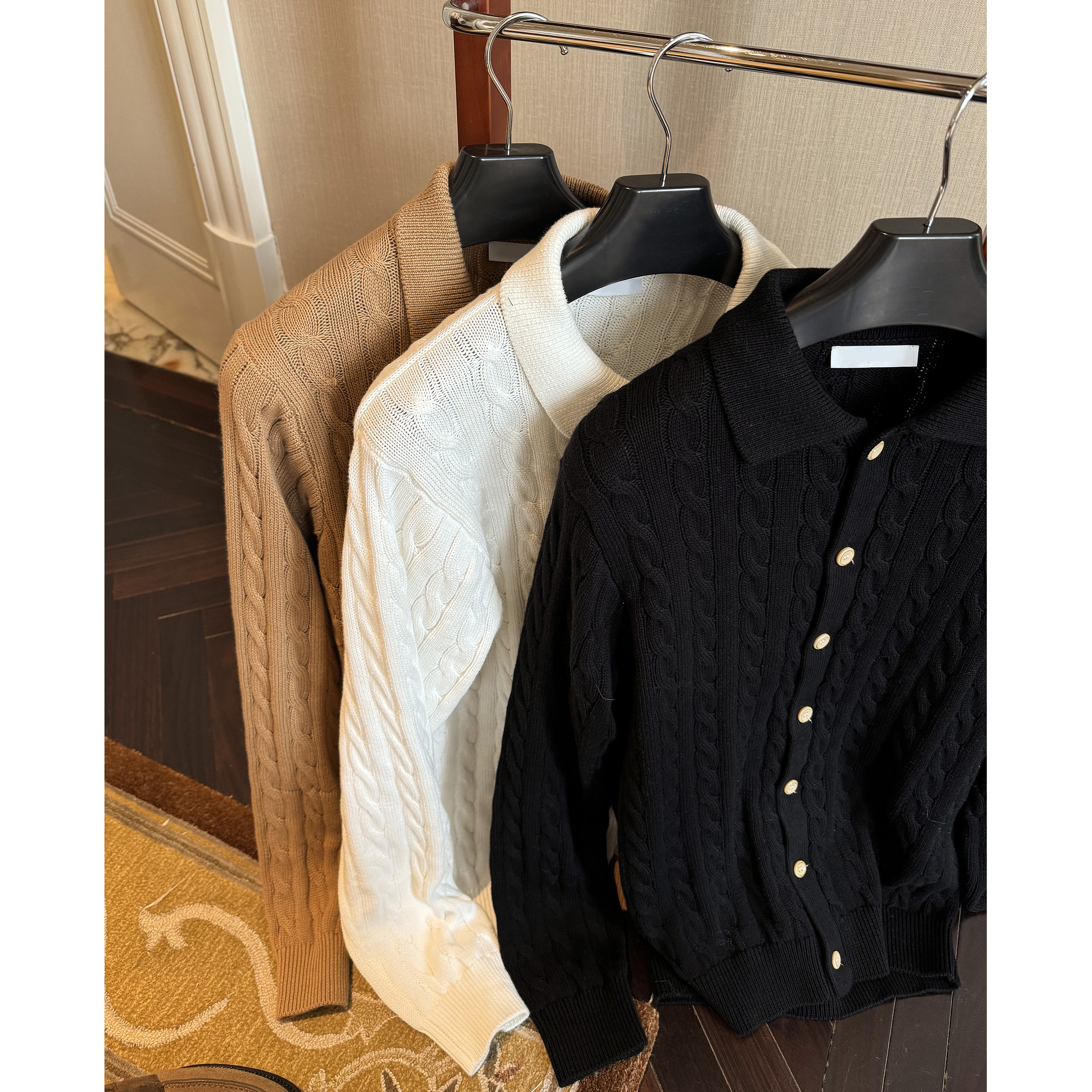 Magadeth 长期主义老钱风经典麻花针织长袖 3色百搭万年款 自留