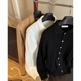 Magadeth 长期主义老钱风经典麻花针织长袖 3色百搭万年款 自留