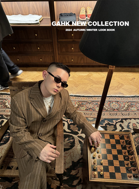 GAHKSTUDIO「店主私服」纽约限定24秋冬设计师合作款美式老钱套装