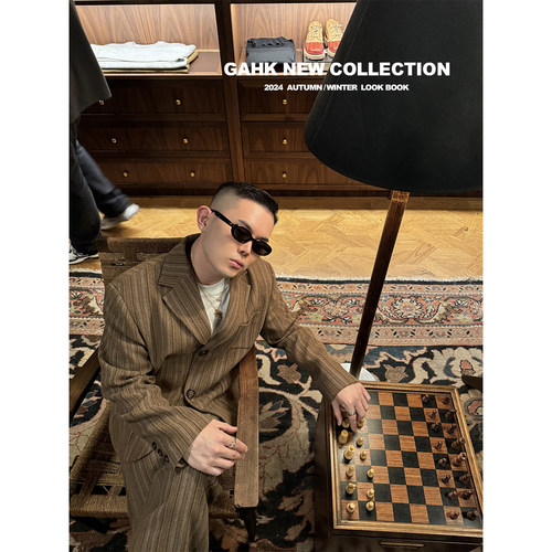 GAHKSTUDIO「店主私服」纽约限定24秋冬设计师合作款美式老钱套装