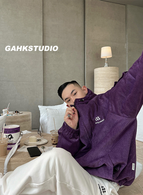 GAHKSTUDIO 「OLDMONEY」美式复古潮男 灯芯绒夹棉夹克2色
