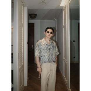 高定贝母屏风花纹贵公子衬衫 00上新 晚20 Magadeth